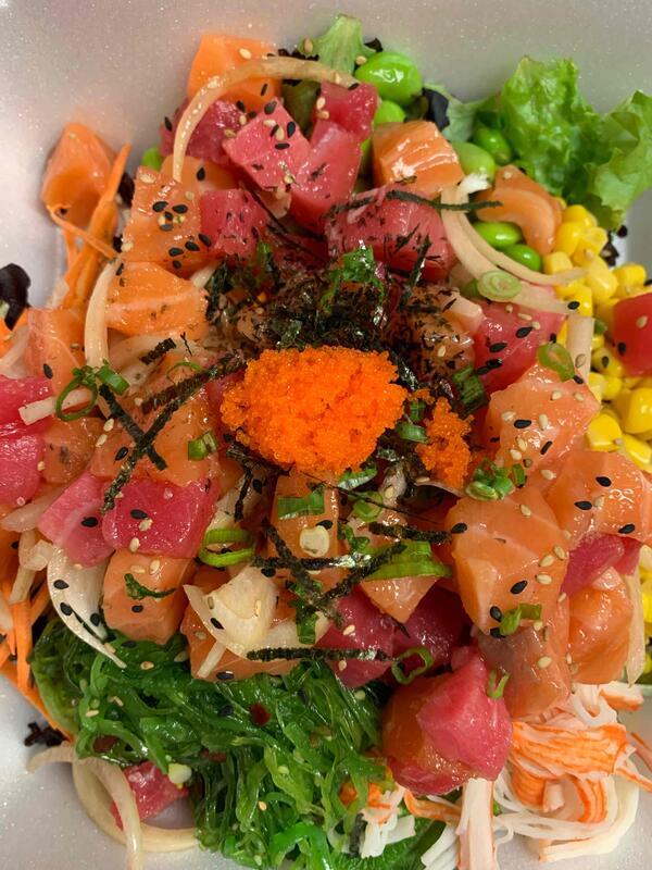 Mixed Hawaiian Style Poke Bowl